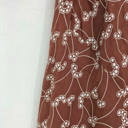 ローブドシャンブルコムデギャルソン robe de chambre COMME des GARCONS 00S 総柄 ロング レーヨンスカート レディース JPN:M