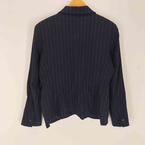 アニエスベー agnes b. PARIS ストライプ 3B テーラードジャケット レディース 42
