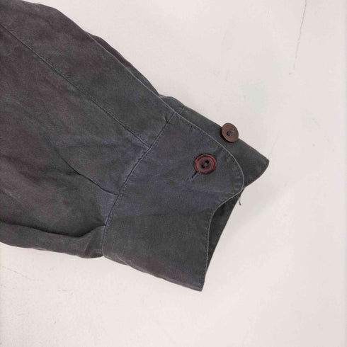 burma bibas シルク ノーカラーシャツ メンズ import:M
