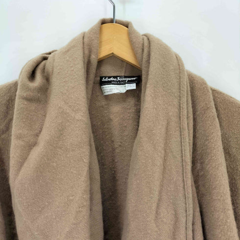 サルヴァトーレフェラガモ Salvatore Ferragamo フリンジ ポンチョ ケープ レディース