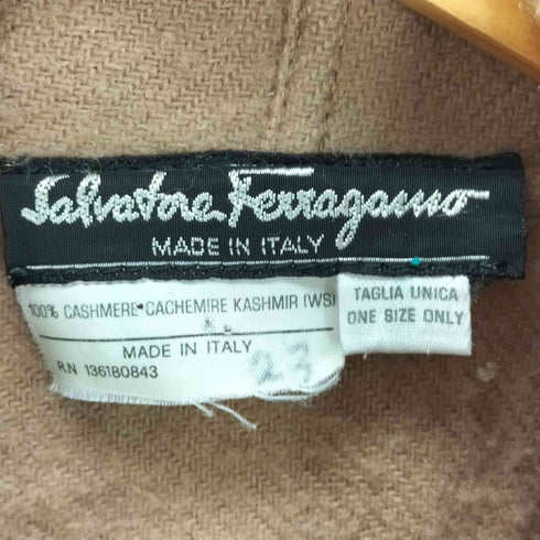 サルヴァトーレフェラガモ Salvatore Ferragamo フリンジ ポンチョ ケープ レディース