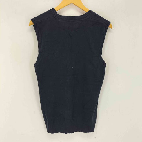 トミーヒルフィガー TOMMY HILFIGER ロゴ 刺繍 ニット ベスト メンズ JPN:S