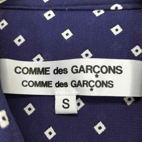 コムデギャルソンコムデギャルソン COMME des GARCONS COMME des GARCONS 00S 総柄 S/S シャツ スカート レディース S