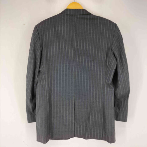 エルメネジルドゼニア Ermenegildo Zegna 日本製 ストライプ柄 2B シングルテーラードジャケット メンズ