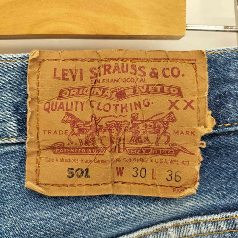 リーバイス Levis 90S USA製 ボタン裏 552 刻印 サンアンジェロ工場製 501xx ボタンフライ 5ポケット ストレート デニム メンズ W30 L36