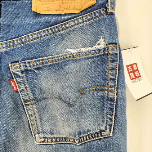 リーバイス Levis 90S USA製 ボタン裏 555 刻印 バレンシア工場製 501 ボタンフライ 5ポケット ストレート デニム メンズ W30 L36