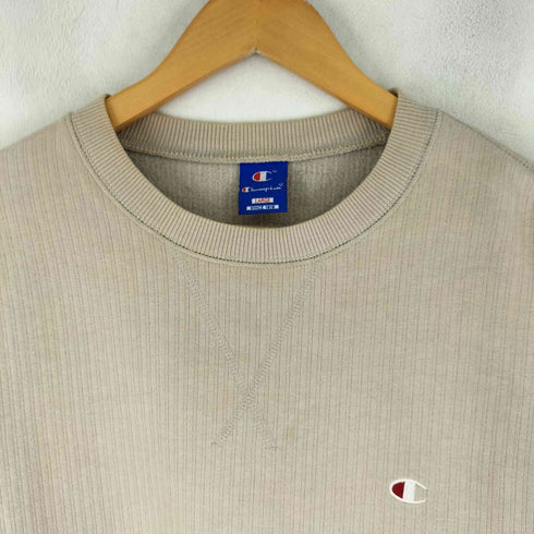 チャンピオン Champion 90S USA製 青タグ 前V クルーネックスウェット メンズ import:L