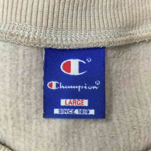 チャンピオン Champion 90S USA製 青タグ 前V クルーネックスウェット メンズ import:L