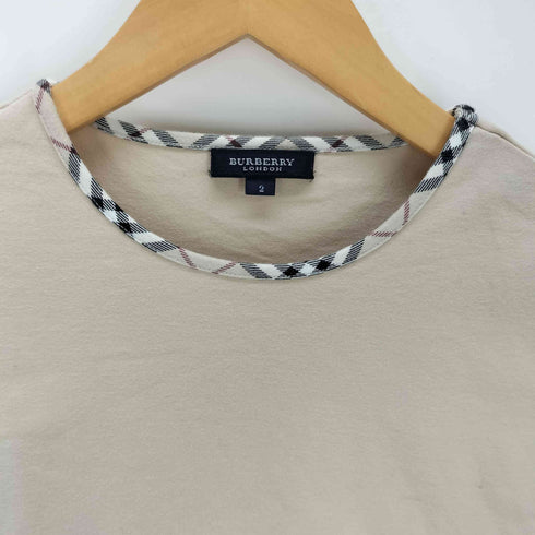 バーバリーロンドン BURBERRY LONDON ワンポイントロゴ刺繍 半袖Tシャツ レディース 2