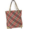 バーバリーブルーレーベル BURBERRY BLUE LABEL ノバチェック レザー切替 トートバッグ レディース