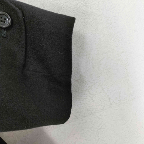 ピュアカシミヤ pure cashmere pure cashmere カシミヤ100 比翼 ステンカラー ショートコート メンズ M