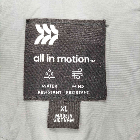 all in motions 裏地フリース 比翼ナイロンフーデッドブルゾン メンズ import:XL