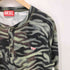 ディーゼル DIESEL T-SER Dロゴ ワッペン ゼブラモチーフ ヘンリーネック 長袖カットソー メンズ import:S