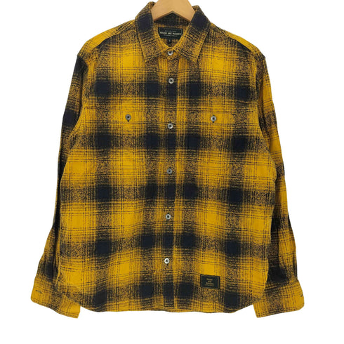 ラフアンドラゲッド ROUGH AND RUGGED オンブレチェック コットンネルシャツ メンズ JPN:1