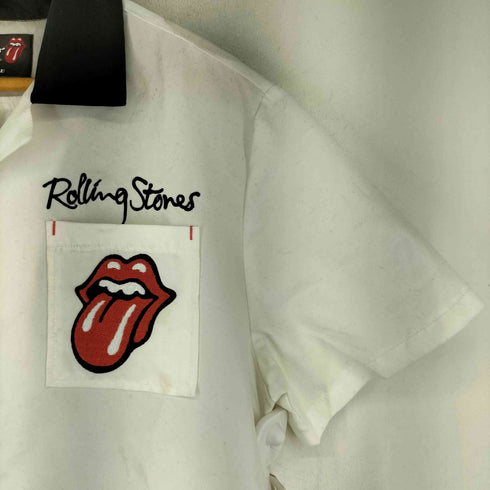 ジャックローズ JACKROSE THE ROLLINGSTONES アニマルパッチワークボウリングシャツ メンズ import:L