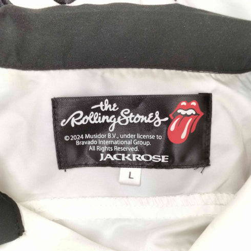 ジャックローズ JACKROSE THE ROLLINGSTONES アニマルパッチワークボウリングシャツ メンズ import:L