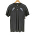 アディダス adidas ロゴプリント 3ストライプス 半袖 Tシャツ メンズ L