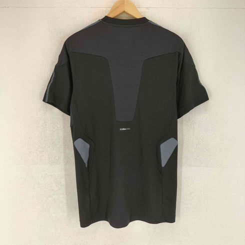 アディダス adidas ロゴプリント 3ストライプス 半袖 Tシャツ メンズ L