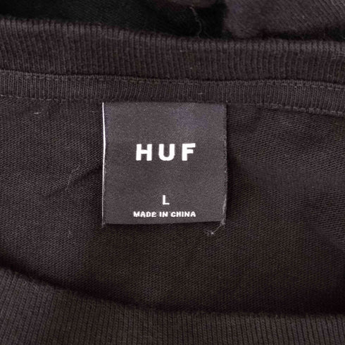 ハフ HUF CUT AND PASTE LS TEE WORLDWIDE グラフィックプリント 長袖 Tシャツ メンズ JPN:L