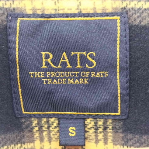 ラッツ RATS 20AW PRINT FLANNEL CHECK SHIRT プリントフランネルチェックシャツ メンズ JPN:S