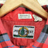 ノースウエストテリトリー NORTHWEST TERRITORY 80-90S チェック柄 アクリル 襟芯 長袖 2ポケット シャツ メンズ 2XT