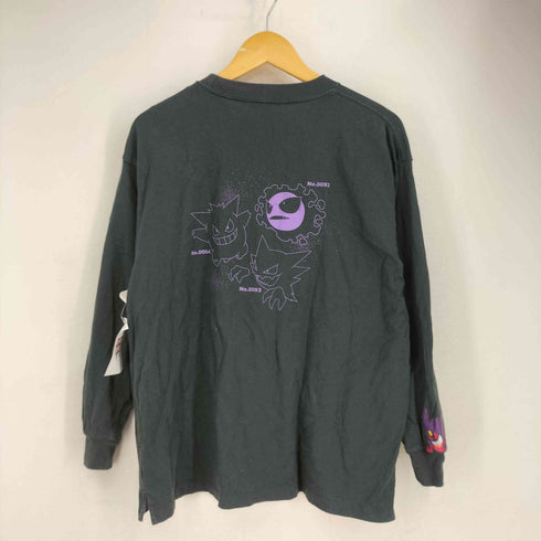 グラニフ graniph 袖バックプリント キャラクター 長袖Tシャツ メンズ JPN:M