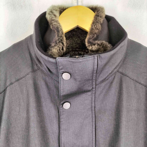 アルマーニコレツィオーニ ARMANI COLLEZIONI レイヤードデザイン スタンドカラー ムートンブルゾン メンズ JPN:50