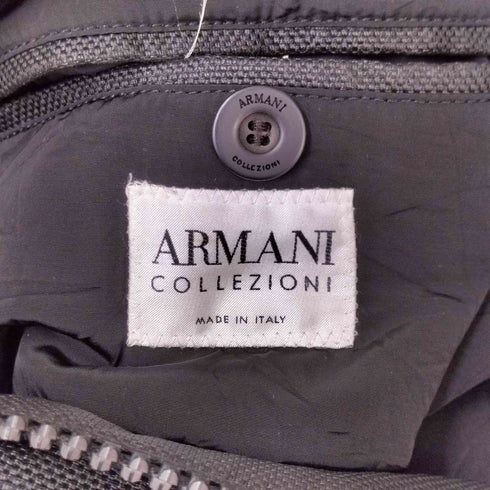 アルマーニコレツィオーニ ARMANI COLLEZIONI レイヤードデザイン スタンドカラー ムートンブルゾン メンズ JPN:50