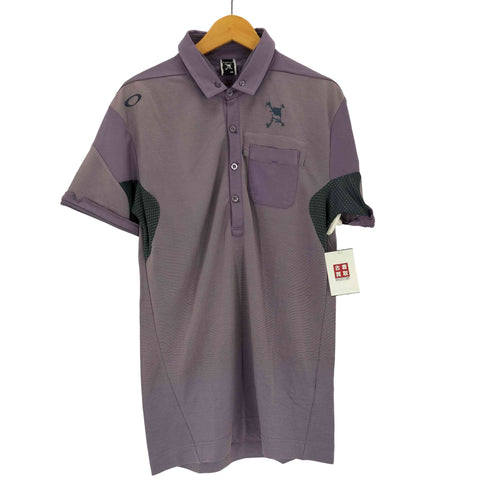 オークリー OAKLEY SKULL JOINT BD SHIRT スカル ジョイント ボタンダウン シャツ 半袖 ポロシャツ Y2K メンズ M