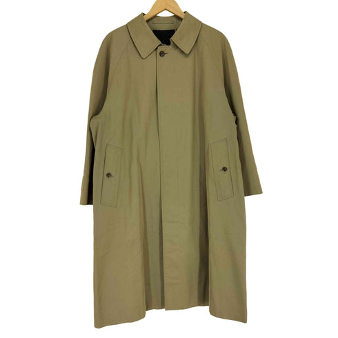 バーバリーロンドン BURBERRY LONDON 裏地チェック 比翼 ロング ステンカラーコート メンズ 160