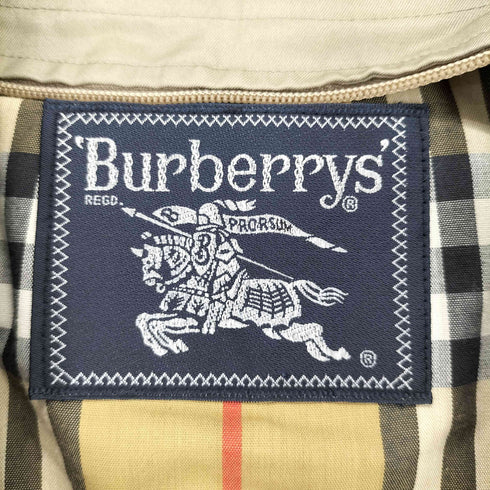 バーバリーズ BURBERRYS 裏地ノバチェック 比翼 ロング ステンカラーコート メンズ 170