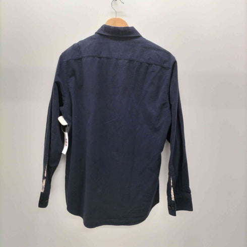 バーバリーブルーレーベル BURBERRY BLUE LABEL シャモアクロス ノバチェック シャツ メンズ JPN:L