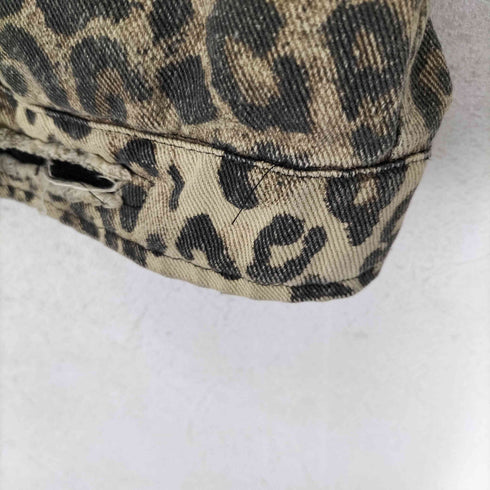 STIWA UP スティワ アップ ダメージ加工 レオパード ジップ ブルゾン ジャケット street メンズ