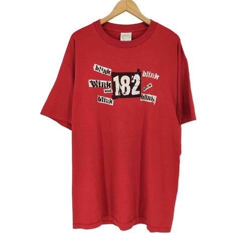 タルテックス TULTEX プリント バンド クルーネック 半袖 Tシャツ メンズ XL