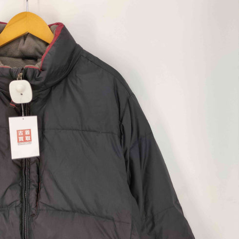 ギャップ Gap 00S リップストップ パッカブルフード 裏地フリース ダウンジャケット メンズ import:L