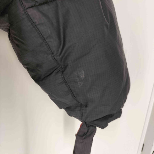 ギャップ Gap 00S リップストップ パッカブルフード 裏地フリース ダウンジャケット メンズ import:L