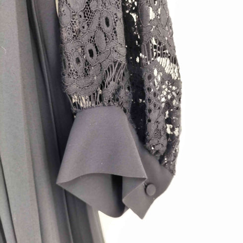PANORMO パノルモ LACE SLEEVES PLEATS DRESS レース スリーブス プリーツ ドレス 長袖 ワンピース レディース 1