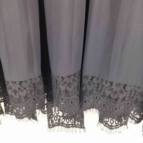 PANORMO パノルモ LACE SLEEVES PLEATS DRESS レース スリーブス プリーツ ドレス 長袖 ワンピース レディース 1