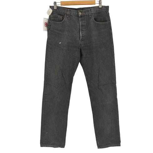 リーバイス Levis 90S フランス製 ユーロ ボタンフライ ブラックデニムパンツ メンズ W36 L38