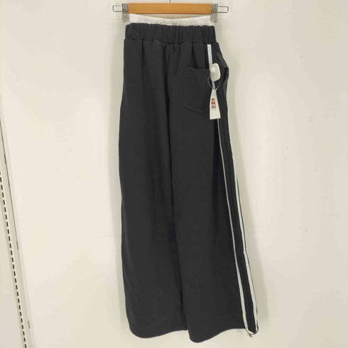 サイドライン レイヤードスウェットパンツ レディース L