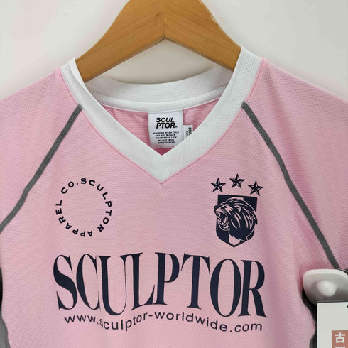 スカルプター SCULPTOR Sports Jersey Tee メッシュ 半袖 ゲームシャツ レディース S
