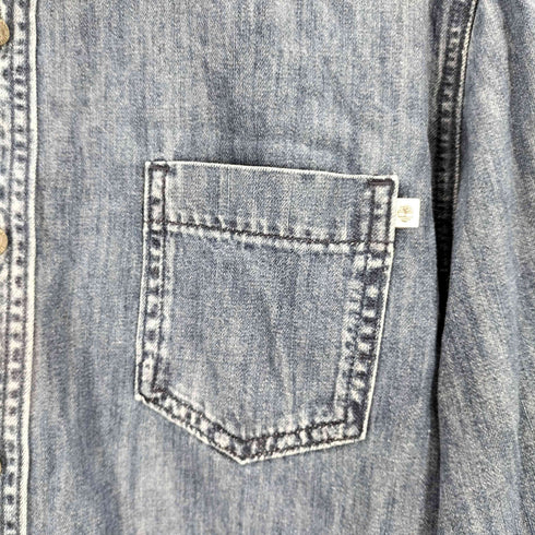 ティンバーランド Timberland SLIM FIT 長袖 デニムシャツ メンズ L