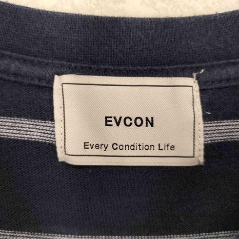 エビコンエブリコンディションライフ EVCON Every Condition Life BORDER WIDE S/S T-SHIRT ボーダー 半袖 Tシャツ メンズ 2