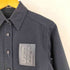 ラフシモンズ RAF SIMONS 23SS CROPPED DENIM SHIRT クロップド デニム シャツ レディース S