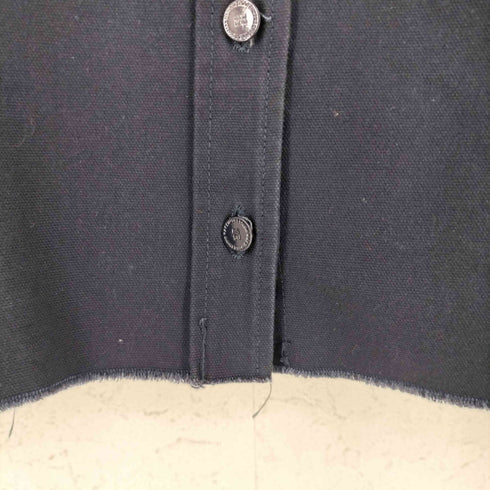 ラフシモンズ RAF SIMONS 23SS CROPPED DENIM SHIRT クロップド デニム シャツ レディース S