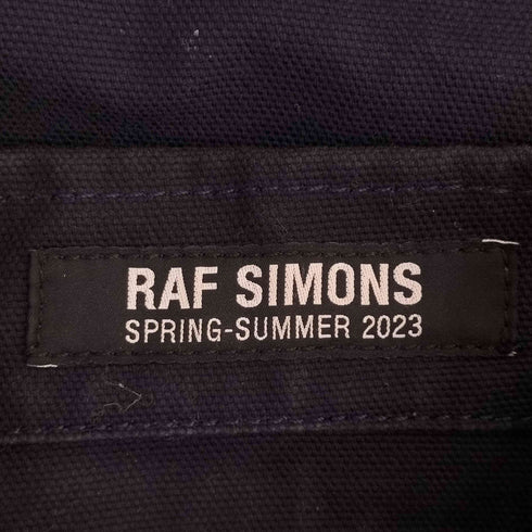 ラフシモンズ RAF SIMONS 23SS CROPPED DENIM SHIRT クロップド デニム シャツ レディース S