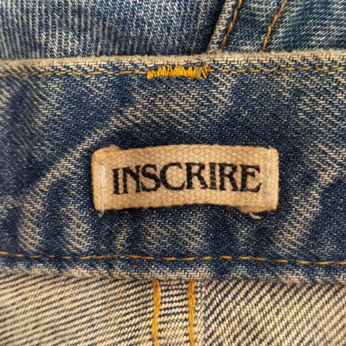 アンスクリア INSCRIRE Denim Baggy Short Pants デニム バギー ショートパンツ レディース 28