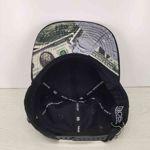 RACER WORLDWIDE レーサーワールドワイド DOLLAR PRINT SNAPBACK CAP ドラ―プリントスナップバック メンズ