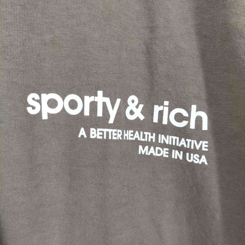 スポーティーアンドリッチ SPORTY& RICH EARL HEATH Tシャツ アール ヒース Tシャツ レディース L