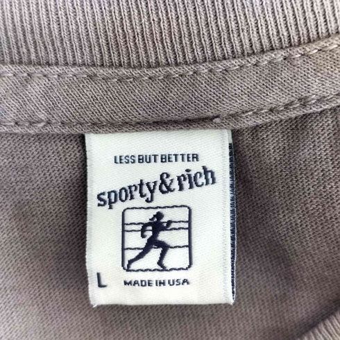 スポーティーアンドリッチ SPORTY& RICH EARL HEATH Tシャツ アール ヒース Tシャツ レディース L